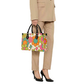 Kate McEnroe New York Groovy 60s Flower Power Handbag, Retro MCM SatchelHandbagsNGZGL7GW-1