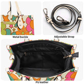 Kate McEnroe New York Groovy 60s Flower Power Handbag, Retro MCM SatchelHandbagsNGZGL7GW-1