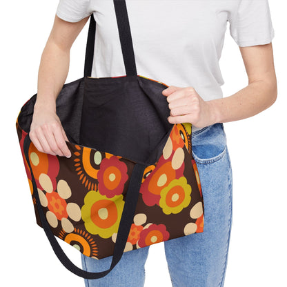 Kate McEnroe New York Groovy 60s Hippie Boho Weekender Tote BagTotes30005335308137617011