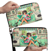 Kate McEnroe New York Groovy 60s Retro Mod Girl Kitschy Atomic Cat MCM WalletWalletsW0Z78O1W-1