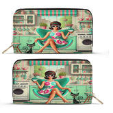 Kate McEnroe New York Groovy 60s Retro Mod Girl Kitschy Atomic Cat MCM WalletWalletsW0Z78O1W-2