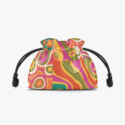 Kate McEnroe New York Groovy 70s Floral Mini Drawstring Crossbody Bag, Psychedelic HandbagHandbagsp2q2nlse_001