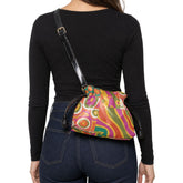 Kate McEnroe New York Groovy 70s Floral Mini Drawstring Crossbody Bag, Psychedelic HandbagHandbagsp2q2nlse_001