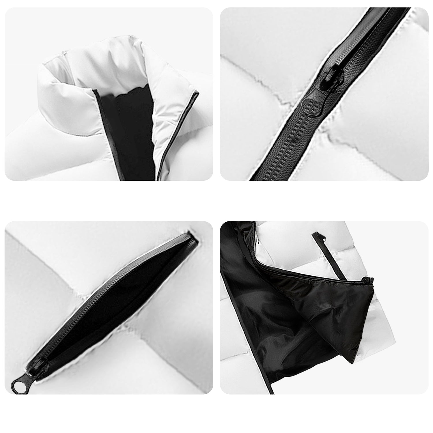 Kate McEnroe New York Groovy 70s Flower Power Mid Mod Retro Vintage Puffer VestPuffer VestsWQEGQ08W-1