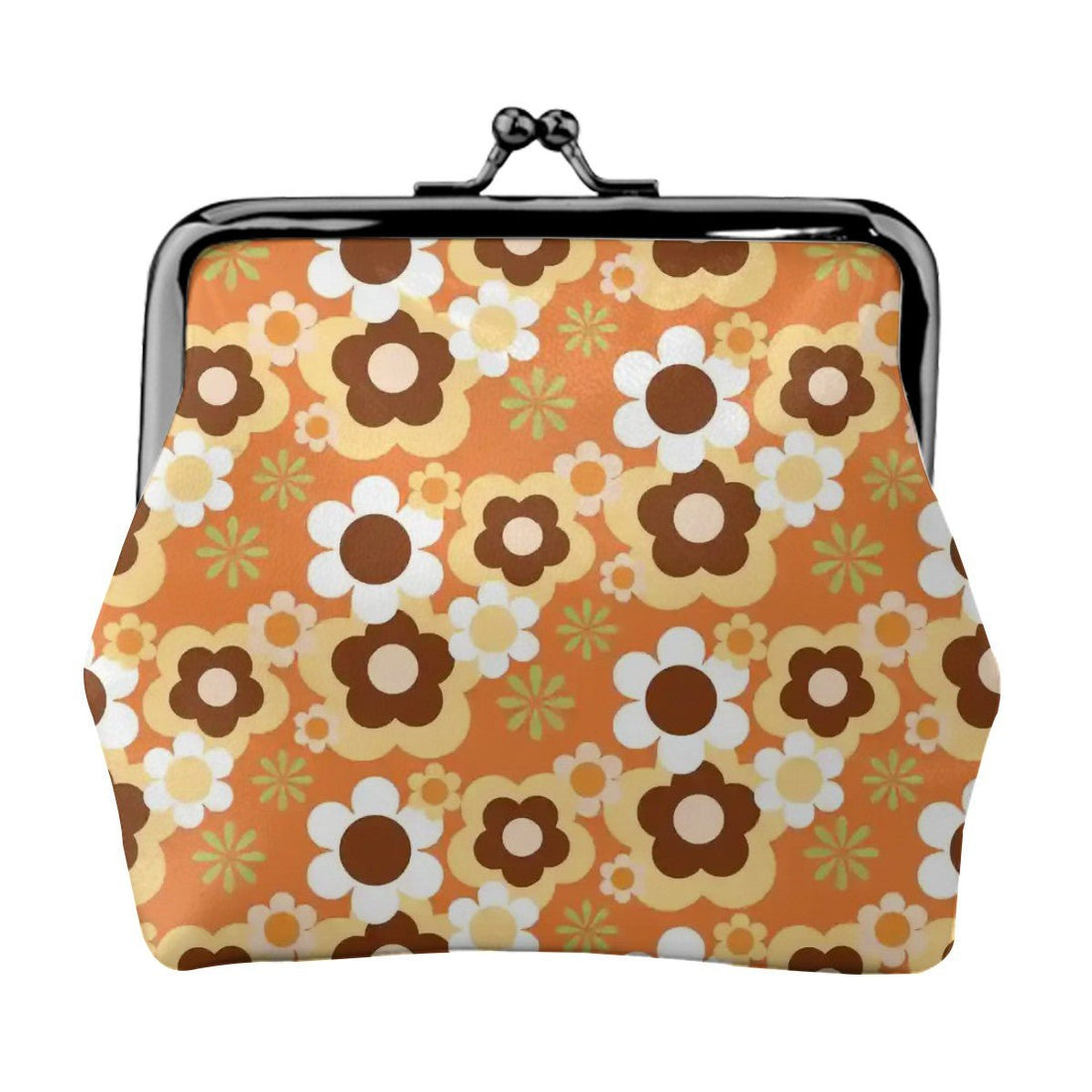 Kate McEnroe New York Groovy 70s Flower Power Retro Daisy Kiss Lock Clasp Coin PurseCoin PursesEH6MZHIIx1