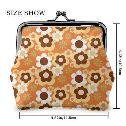 Kate McEnroe New York Groovy 70s Flower Power Retro Daisy Kiss Lock Clasp Coin PurseCoin PursesEH6MZHIIx1
