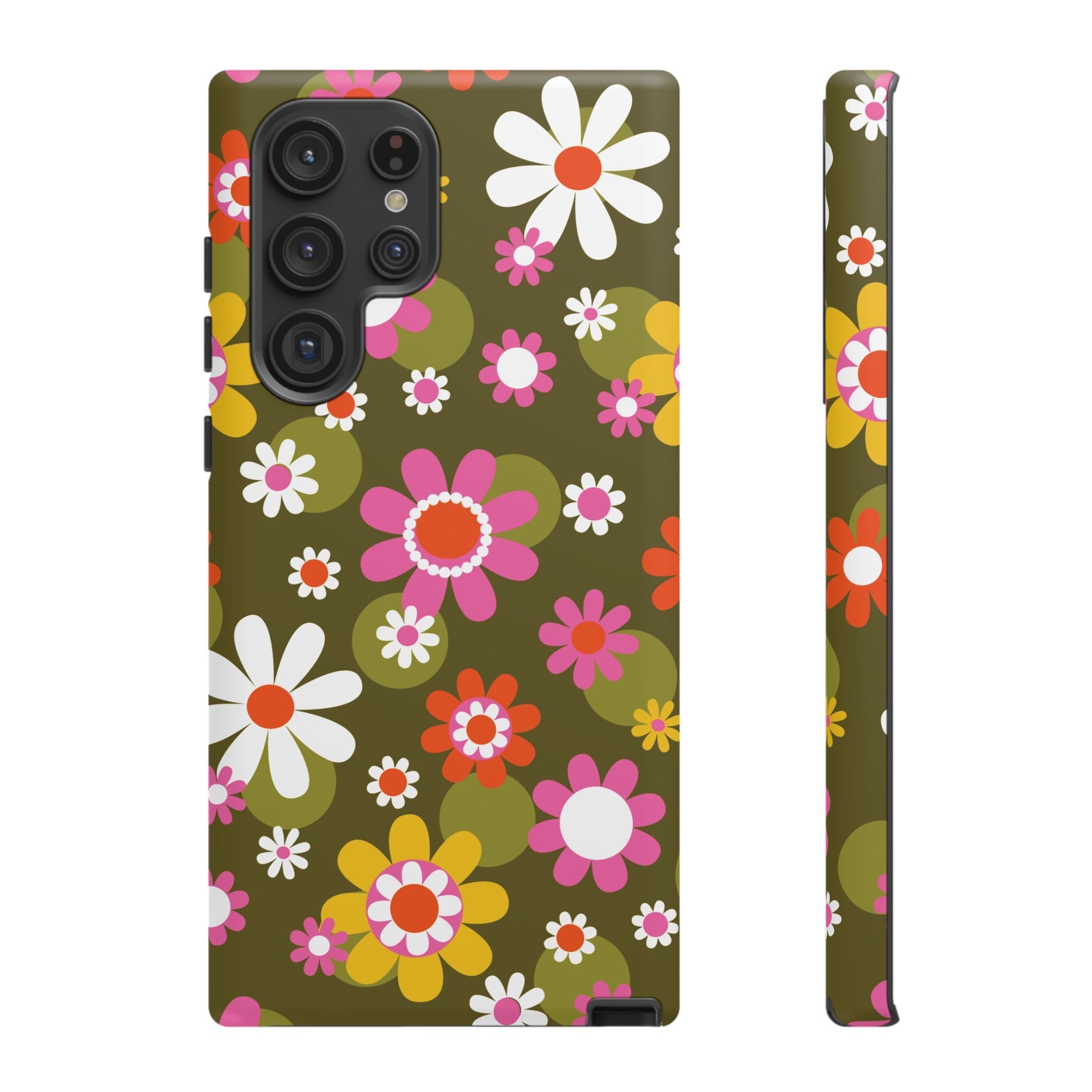 Kate McEnroe New York Groovy 70s Flower Power Retro Daisy Samsung Galaxy Series CasePhone Case19780605260540131991
