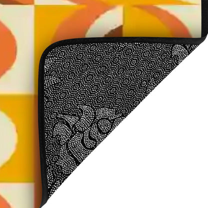 Kate McEnroe New York Groovy 70s Geometric Stair Treads, Retro Orange Brown Non Slip Step MatStair Treadsx65gZfQKiv