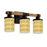 Kate McEnroe New York Groovy 70s Mid Century Modern Daisy Vanity Light, Retro Hippie Floral Bathroom FixtureVanity Light FixturesRdLCyoyMdm