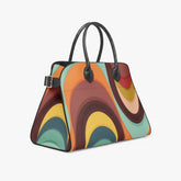 Kate McEnroe New York Groovy 70s Mid Century Modern Psychedelic Orbs Satchel HandbagHandbagsa45r38nc_001