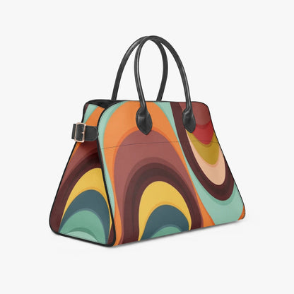 Kate McEnroe New York Groovy 70s Mid Century Modern Psychedelic Orbs Satchel HandbagHandbagsa45r38nc_001