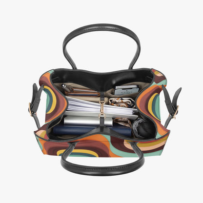 Kate McEnroe New York Groovy 70s Mid Century Modern Psychedelic Orbs Satchel HandbagHandbagsa45r38nc_001
