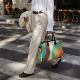 Kate McEnroe New York Groovy 70s Mid Century modern Retro Satchel HandbagHandbagsbakmj7e2_001
