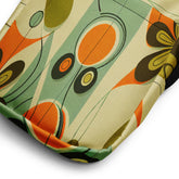 Kate McEnroe New York Groovy 70s Mod Floral Crossbody Bag, Retro Mid Century Modern Sling BagCrossbody Bags8641670_19256