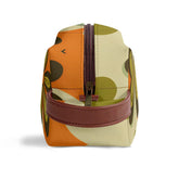 Kate McEnroe New York Groovy 70s Mod Floral Makeup Bag, Retro Mid Century Modern Dopp KitCosmetic & Toiletry BagsWJ2D867W-1