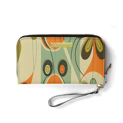 Kate McEnroe New York Groovy 70s Mod Floral Womens Wallet, Retro Mid Century ModernWalletsNKQX7E6N-2