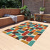 Kate McEnroe New York Groovy 70s Mod Geometric Mid Century Modern Outdoor Patio RugRugs11640553590770667015