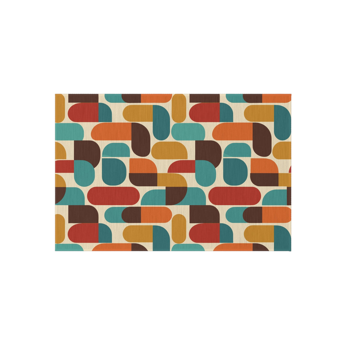 Kate McEnroe New York Groovy 70s Mod Geometric Mid Century Modern Outdoor Patio RugRugs24232090920733198971