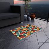 Kate McEnroe New York Groovy 70s Mod Geometric Mid Century Modern Outdoor Patio RugRugs26645213469644142460
