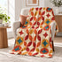 Kate McEnroe New York Groovy 70s Mod Geometric Mid Century Modern Throw BlanketBlankets71090833153232893266