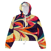 Kate McEnroe New York Groovy 70s Psychedelic Women’s cropped windbreakerJackets1688462_15794