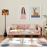 Kate McEnroe New York Groovy 70s Retro Vintage Orbs Teardrop Floor Lamp, Mid Century Modern Accent LightFloor LampsNTA18nvhkp