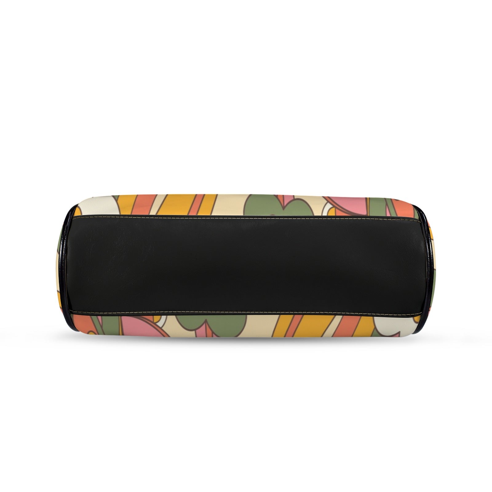 Kate McEnroe New York Groovy 70s Sunshine Floral Kisslock Purse, Retro Mod Psychedelic CrossbodyCrossbody BagsD3185465