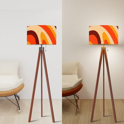 Kate McEnroe New York Groovy 70s Wavy Swirl Drum Lamp ShadeLamp ShadesHLJ8UvHYqg