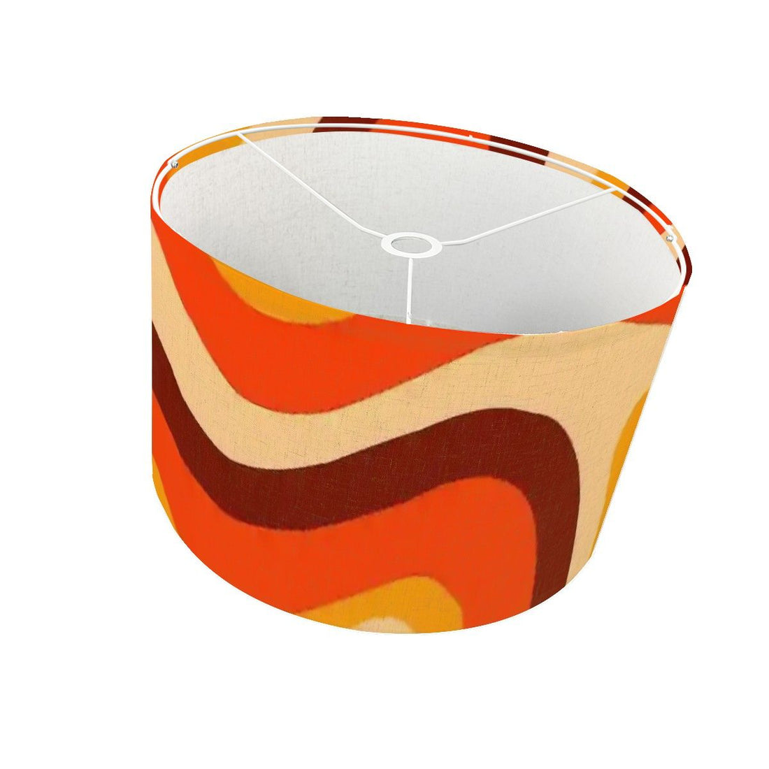 Kate McEnroe New York Groovy 70s Wavy Swirl Drum Lamp ShadeLamp ShadesHLJ8UvHYqg