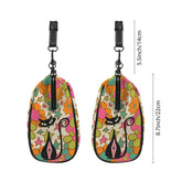 Kate McEnroe New York Groovy Atomic Cat 70s Retro Hippie Kiss Lock Crossbody BagCrossbody BagsD3279730