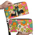 Kate McEnroe New York Groovy Atomic Cat Retro Flower Power Mid Century Modern WalletWalletsNVO60JKY-1