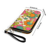 Kate McEnroe New York Groovy Atomic Cat Retro Flower Power Mid Century Modern WalletWalletsNVO60JKY-2