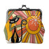 Kate McEnroe New York Groovy Atomic Cat Sunburst Kiss Lock Coin Purse, Kitschy Mid Century ModernCoin Purseswyf80KGJtc