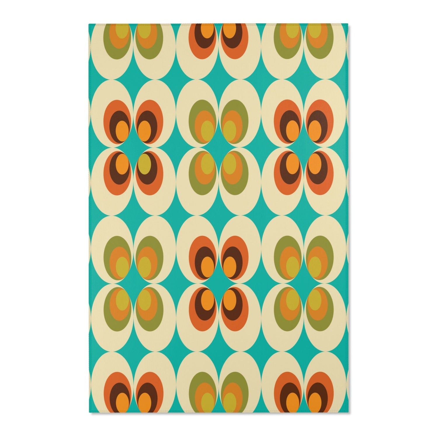 Kate McEnroe New York Groovy Daisy Retro Mid Century Modern Area RugRugs20104938211567631653