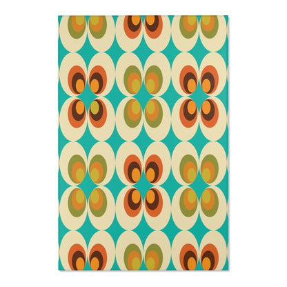 Kate McEnroe New York Groovy Daisy Retro Mid Century Modern Area RugRugs20104938211567631653