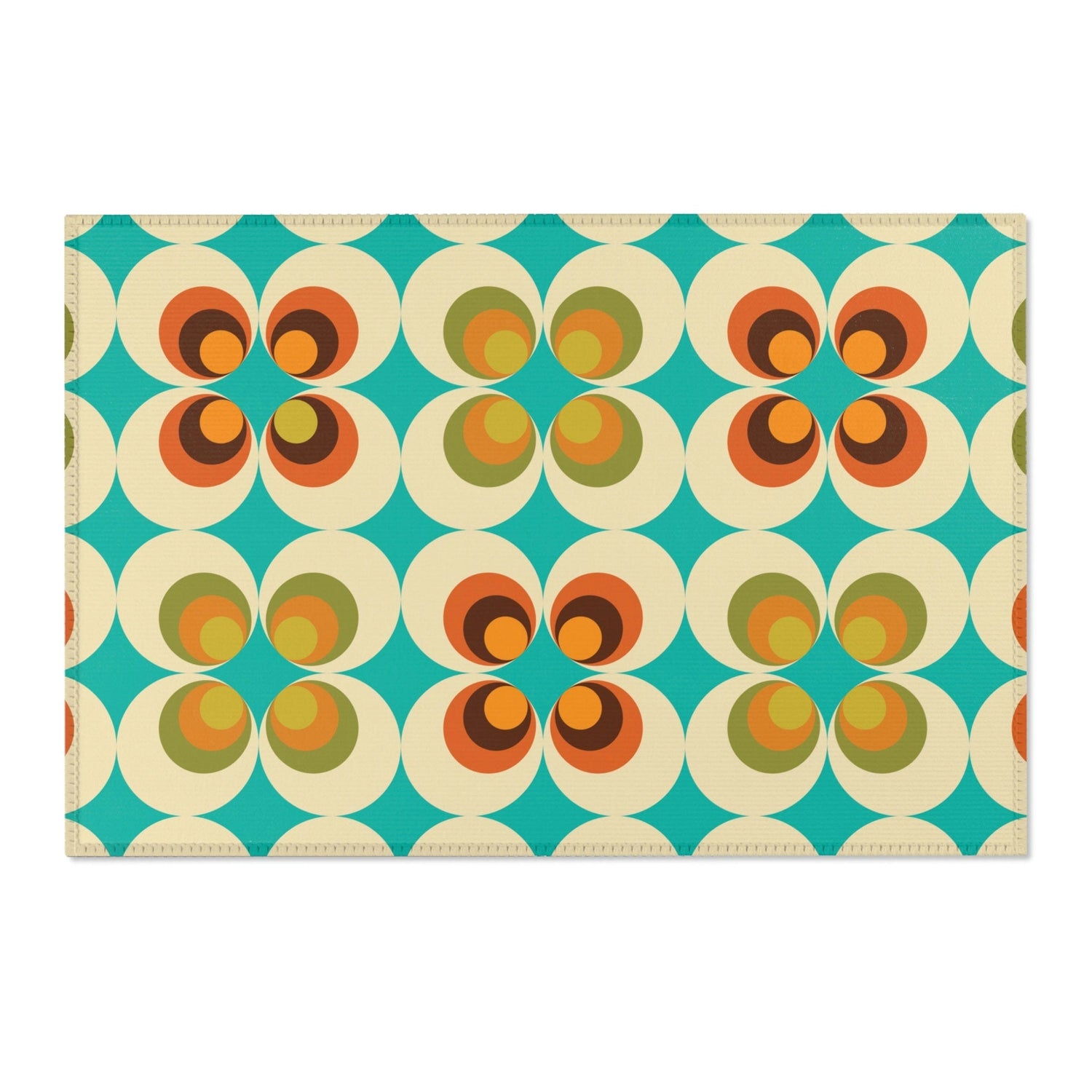 Kate McEnroe New York Groovy Daisy Retro Mid Century Modern Area RugRugs20104938211567631653