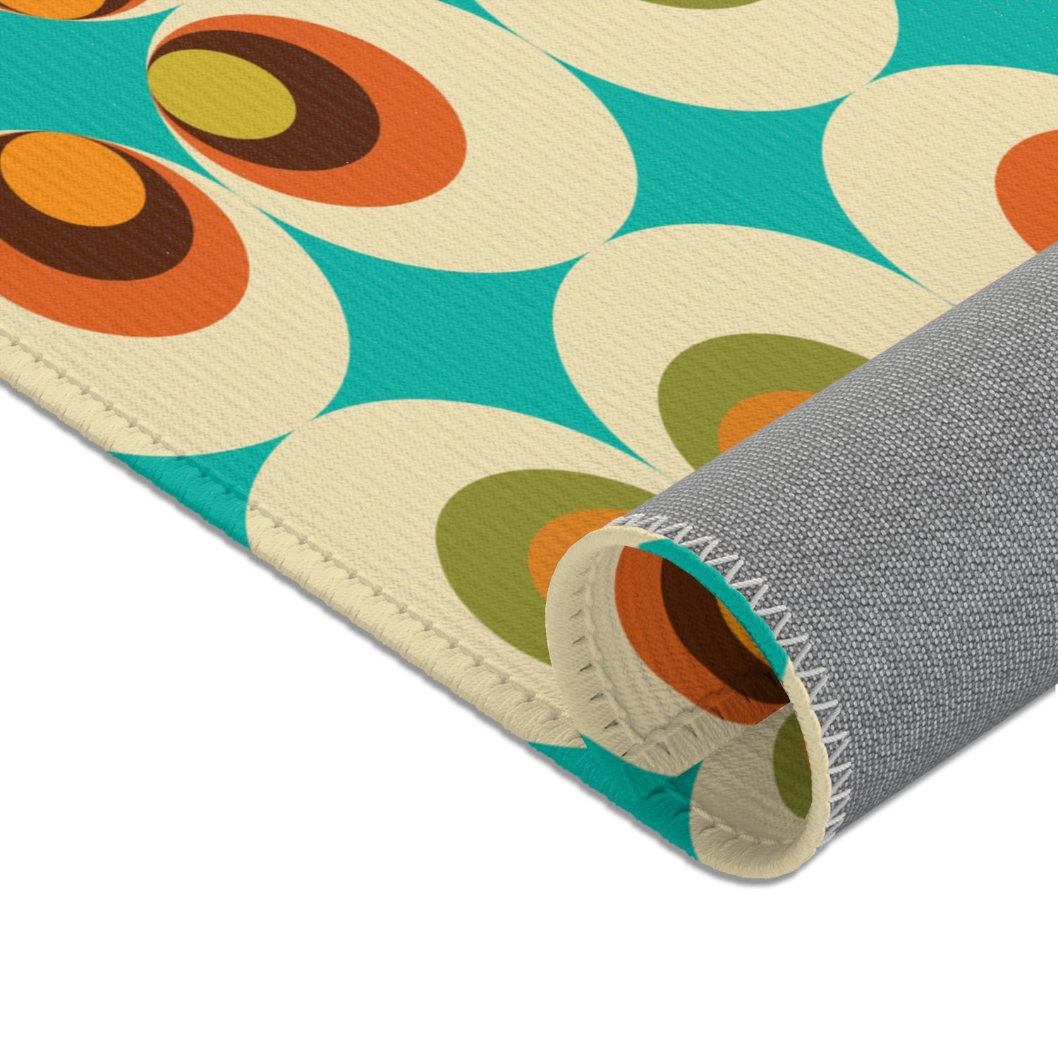 Kate McEnroe New York Groovy Daisy Retro Mid Century Modern Area RugRugs20104938211567631653