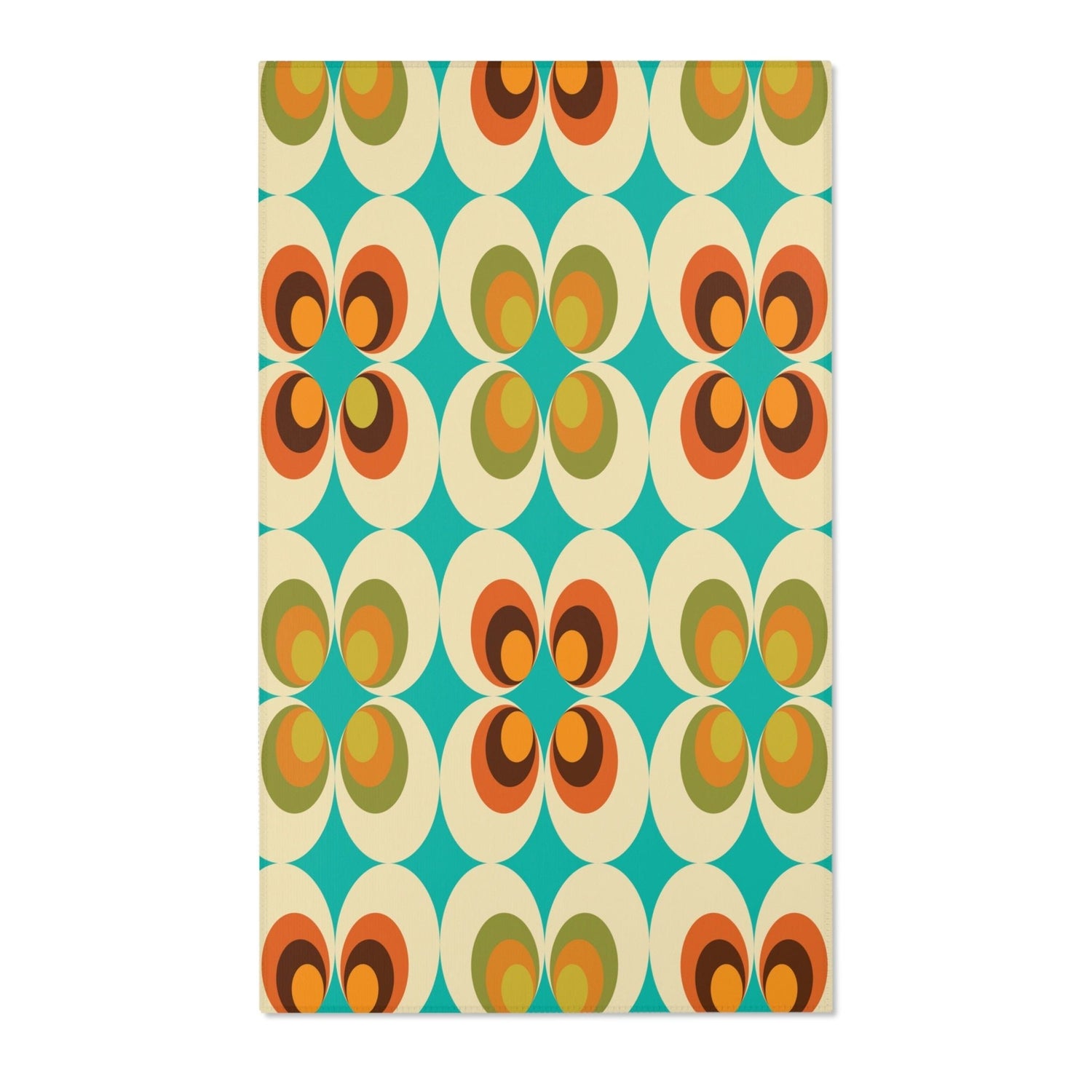 Kate McEnroe New York Groovy Daisy Retro Mid Century Modern Area RugRugs20104938211567631653