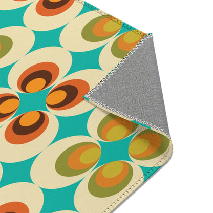 Kate McEnroe New York Groovy Daisy Retro Mid Century Modern Area RugRugs20104938211567631653