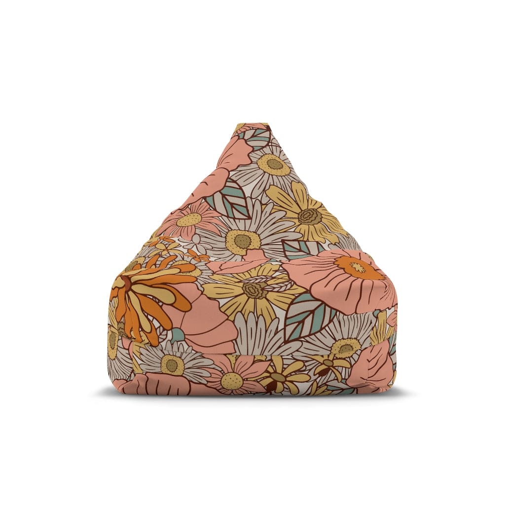 Kate McEnroe New York Groovy Floral Bean Bag Chair Cover Bean Bag Chair Covers 27&quot; × 30&quot; × 25&quot; / Without insert 25175821507051841849