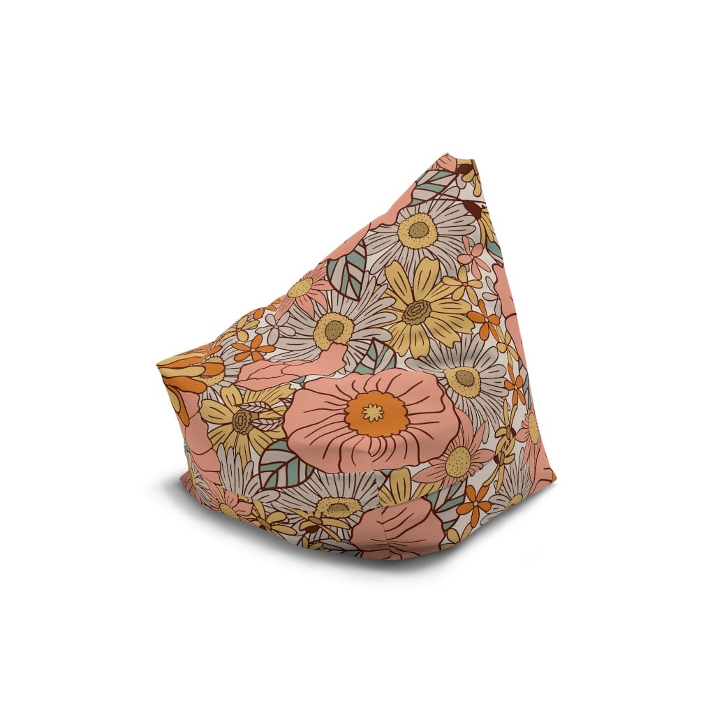 Kate McEnroe New York Groovy Floral Bean Bag Chair CoverBean Bag Chair Covers25175821507051841849