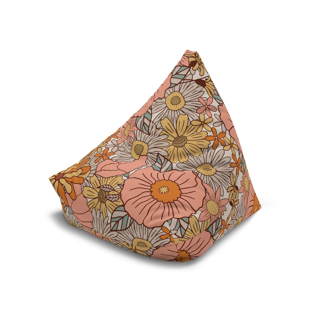 Kate McEnroe New York Groovy Floral Bean Bag Chair CoverBean Bag Chair Covers64265735609043214239