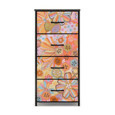 Kate McEnroe New York Groovy Floral Paisley Psychedelic 70s Boho 4 Drawer DresserDresserspYS009uc2M