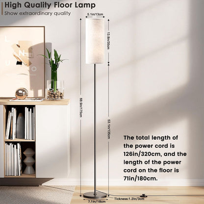 Kate McEnroe New York Groovy Floral Standing Floor Lamp, Mid Century Modern 70s Hippie Bloom Light, Retro MCM Accent Lighting for Living Room, Bedroom, OfficeSlim Floor LampsFJWyohJNyS