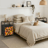 Kate McEnroe New York Groovy Flower Power 60s Mid Century 2 Drawer Charging NightstandNightStands3RxTqWw1fI