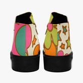 Kate McEnroe New York Groovy Flower Power Ankle Boots, Retro 70s Floral Women&