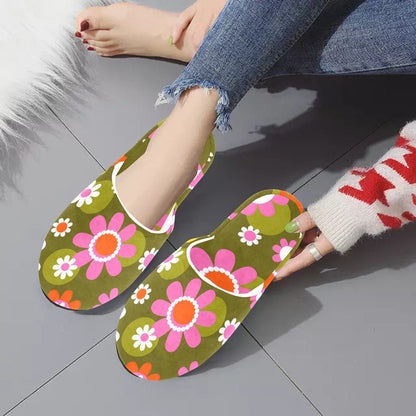 Kate McEnroe New York Groovy Flower Power Bedroom Slippers - 481623 Slippers
