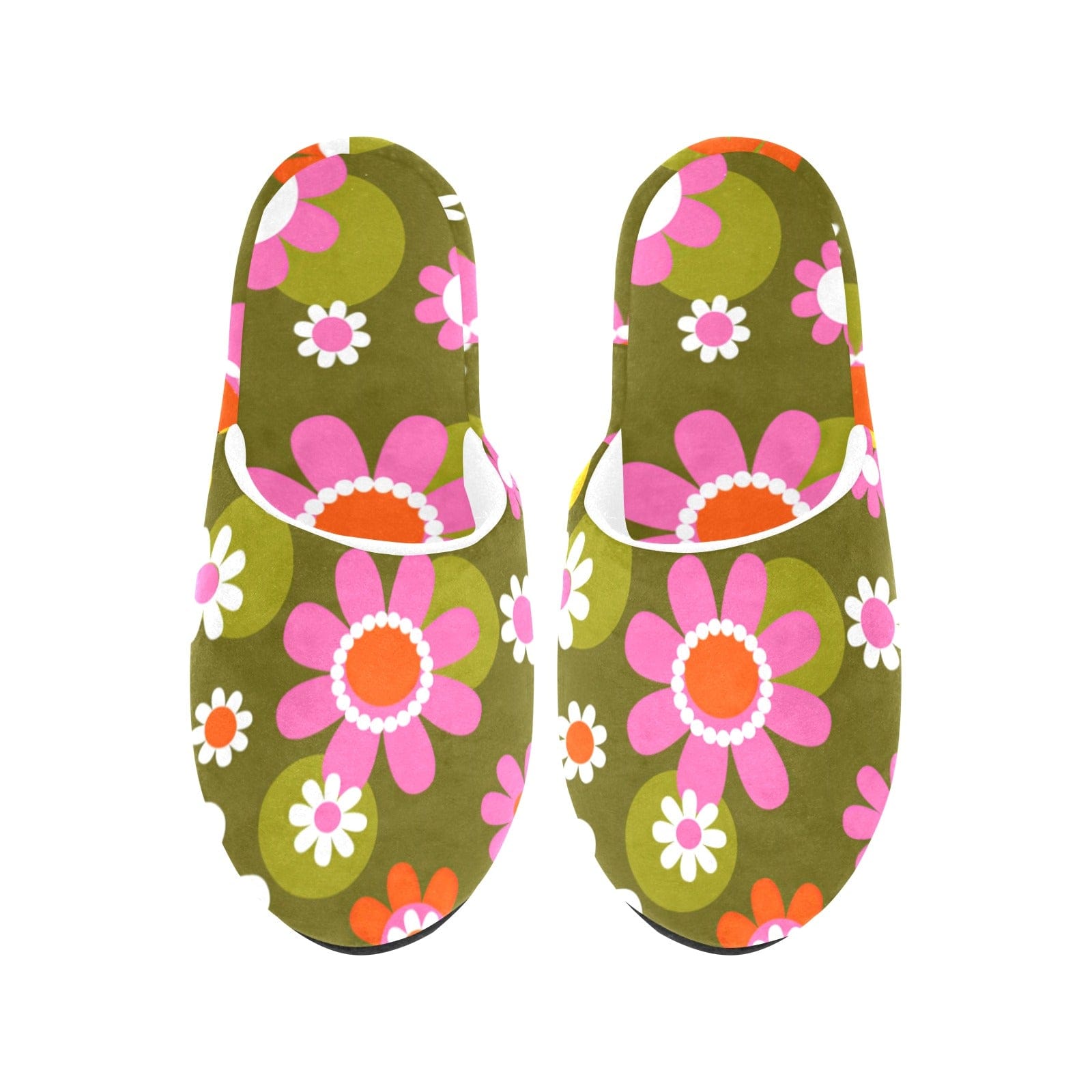 Kate McEnroe New York Groovy Flower Power Bedroom Slippers - 481623SlippersD2855556