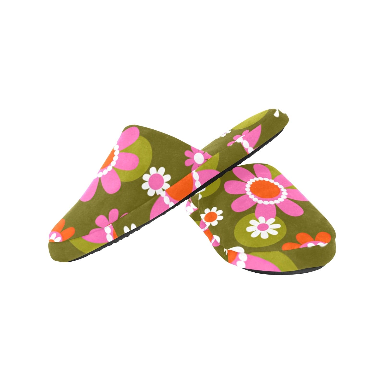 Kate McEnroe New York Groovy Flower Power Bedroom Slippers - 481623SlippersD2855556