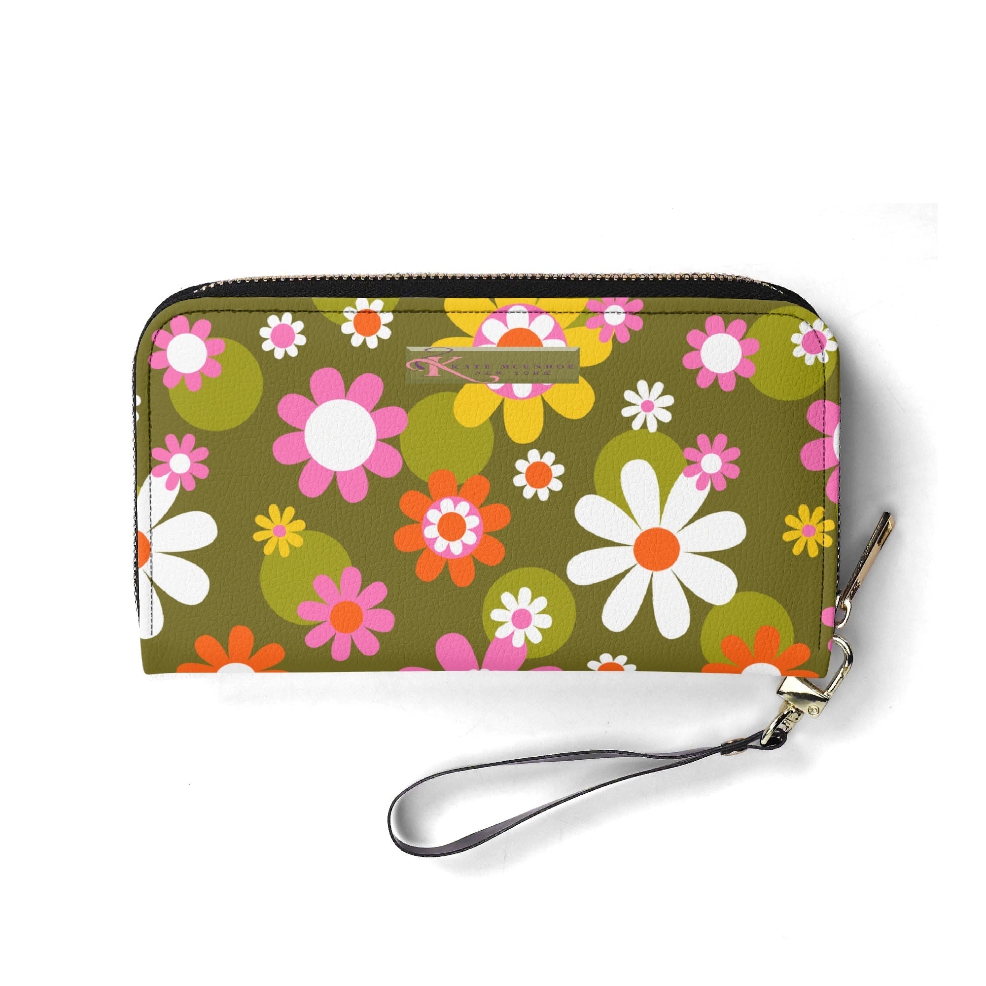 Kate McEnroe New York Groovy Flower Power Daisy 1960s Retro WalletWalletsNM6PKGEW-1